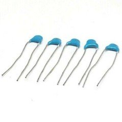 100pF 1kV CERAMIC DISC CAPACITOR DEAA1X3A101JN2A MURATA QTY:5