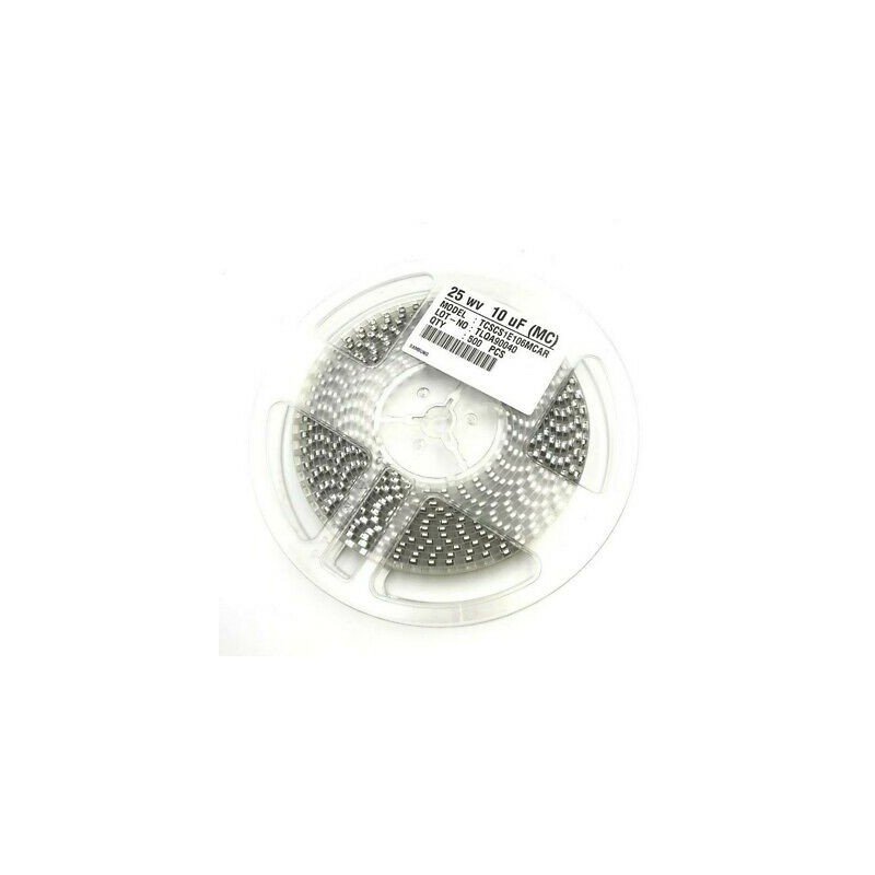 10UF 25V 20% SMD/SMT TANTALUM CAPACITOR TCSCS1E106MCAR SAMSUNG  QTY:10