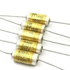 6.8NF 6800PF 10% 630V 200VAC AXIAL CAPACITOR ERO QTY:5