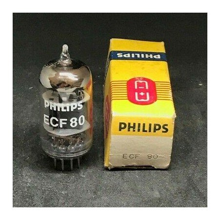 ECF80 ELECTRON VACUUM TUBE VALVE PHILIPS