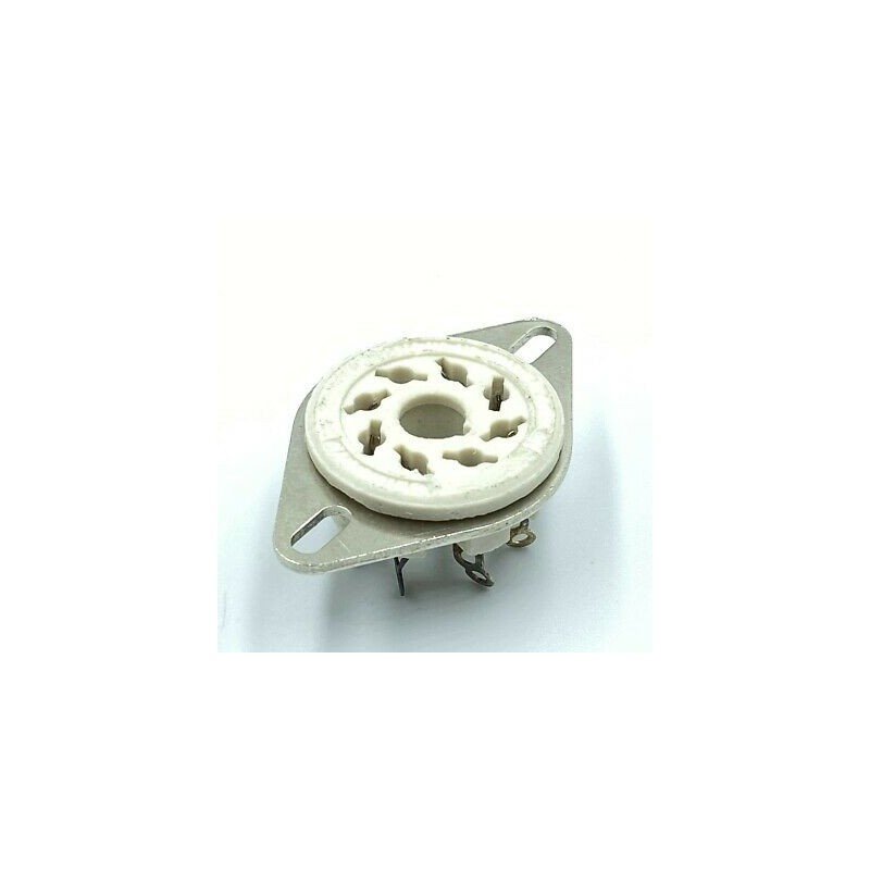 EL-34 / 6L6 CERAMIC TUBE VALVE SOCKET AMPHENOL