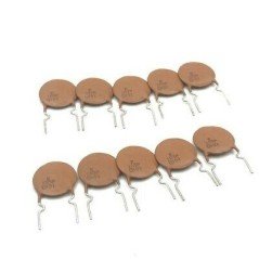 0.01UF 10NF 500V CERAMIC DISC CAPACITOR DD14-64E103P500 MURATA QTY:10