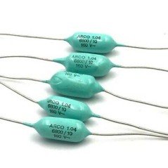 6.8NF 6800PF 160V AXIAL CAPACITOR ARCOTRONICS QTY:5