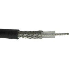 RG-58C/U Siva RF Coaxial Cable 50Ohm MIL-C-17G Length: 1 Meter