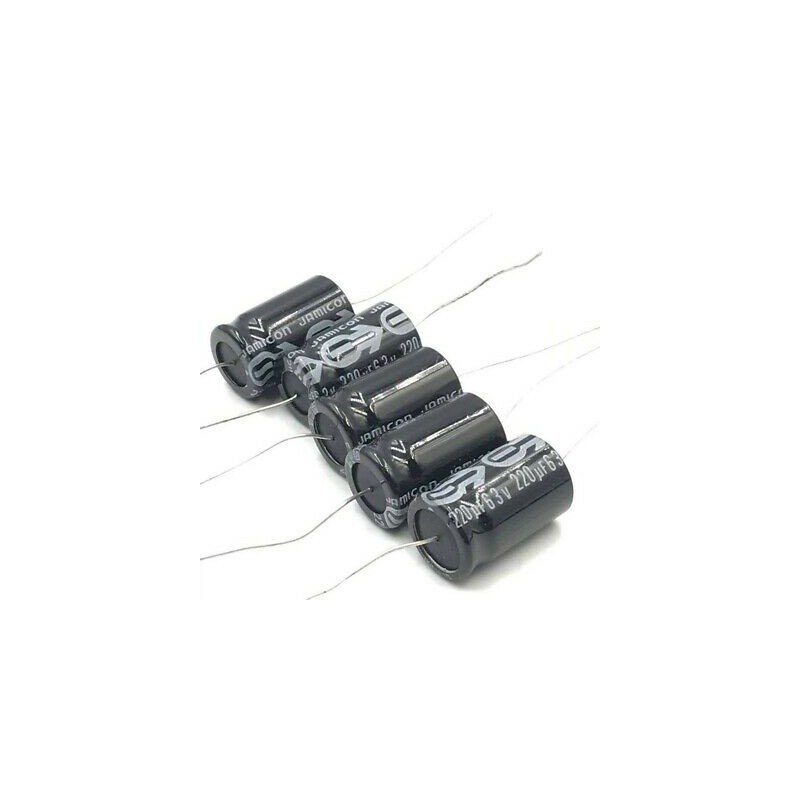 220UF 220000NF 63V AXIAL ELECTROLITYC CAPACITOR JAMICON QTY:5