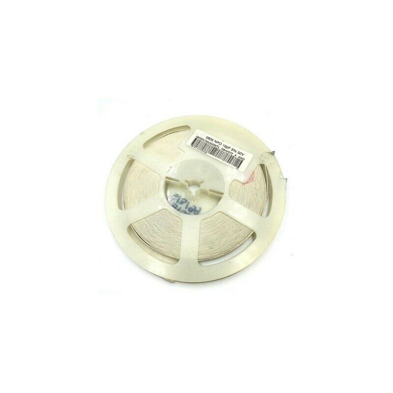 15PF 50V 5% SMD/SMT CAPACITOR 0805N150J500NTL KEMET QTY:100