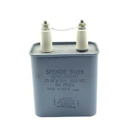 0.25UF .25UF 5000V 10% PAPER IN OIL CAPACITOR CQ72E1FN254K3 SPRAGUE