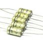 5UF 100V AXIAL ELECTROLYTIC CAPACITOR SIEMENS  20x10MM QTY:5