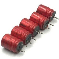 22UF 22000NF 63V RADIAL ELECTROLYTIC CAPACITOR QTY:5