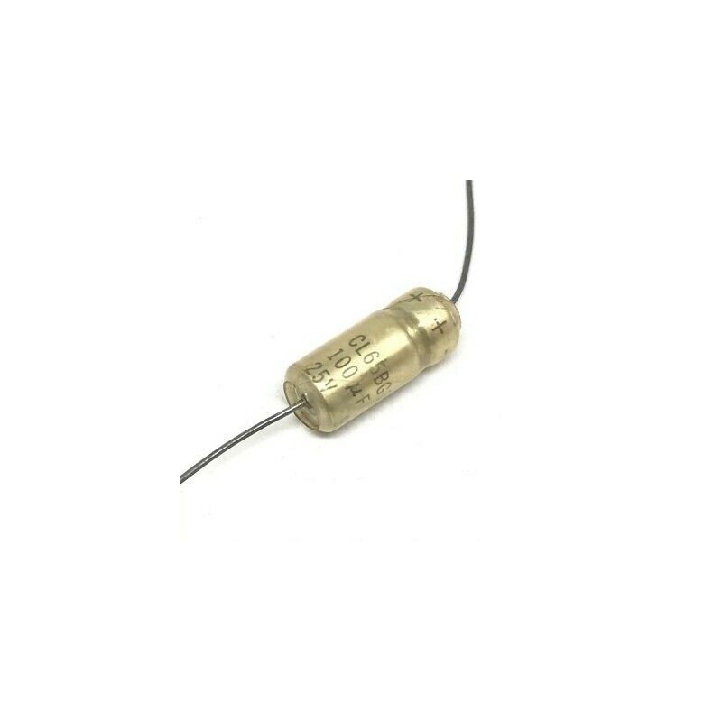 100UF 25V 10% Axial Capacitor CL65BG101KPE 5910-00-113-0351