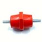 Busbar Insulator Red Haxagonal M10 Male-Male 50396010 SOCOMEC