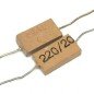 220pF 20V Axial Polystyrene Capacitor Mial QTY:2