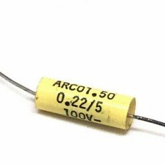 0.22UF 220nF 100VDC 5% Axial Capacitor 1.50 Arcotronics