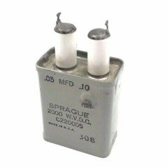 50nF + 100nF 0.05uf + 0.1uf 2000WVDC Capacitor Sprague