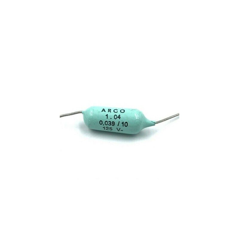 0.039uF 39nF 125V Axial Capacitor Arcotronics