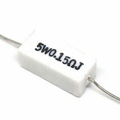 0.15ohm R15 5W Wirewound Cement Ceramic Resistor