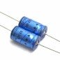 220UF 25V -10% +50% Axial Electrolytic Capacitor QTY:2