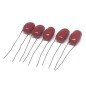 6.8uF 16V RADIAL DIP TANTALUM CAPACITOR KEMET  QTY:5